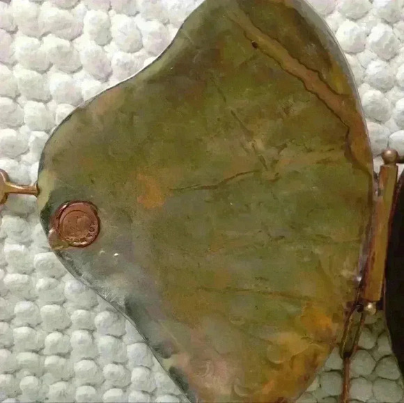 Lunacy Vintage Handcrafted Metal Chain Mermaid Crossbody Bag Purse - Picture 8 of 11